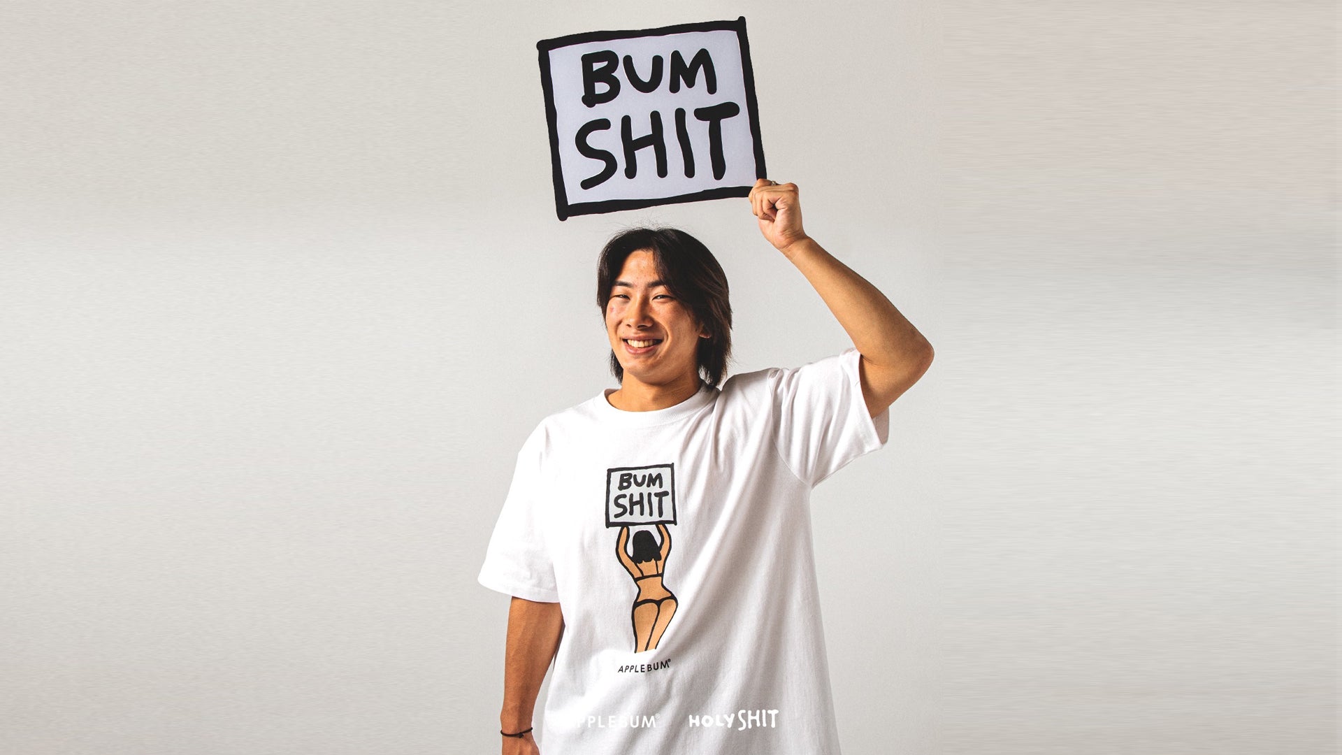 APPLEBUM × HOLY SHIT COLLABORATION “HOLY BUM SHIT”