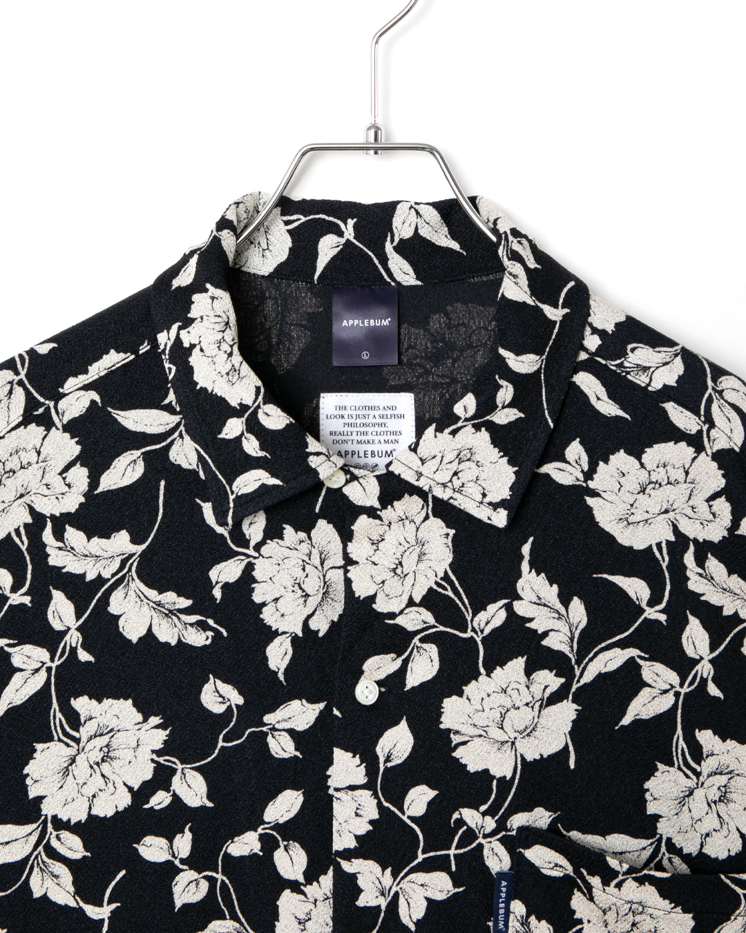 【5月発売予定】Chirimen Knit Aloha Shirt (Oversized) / 2610214