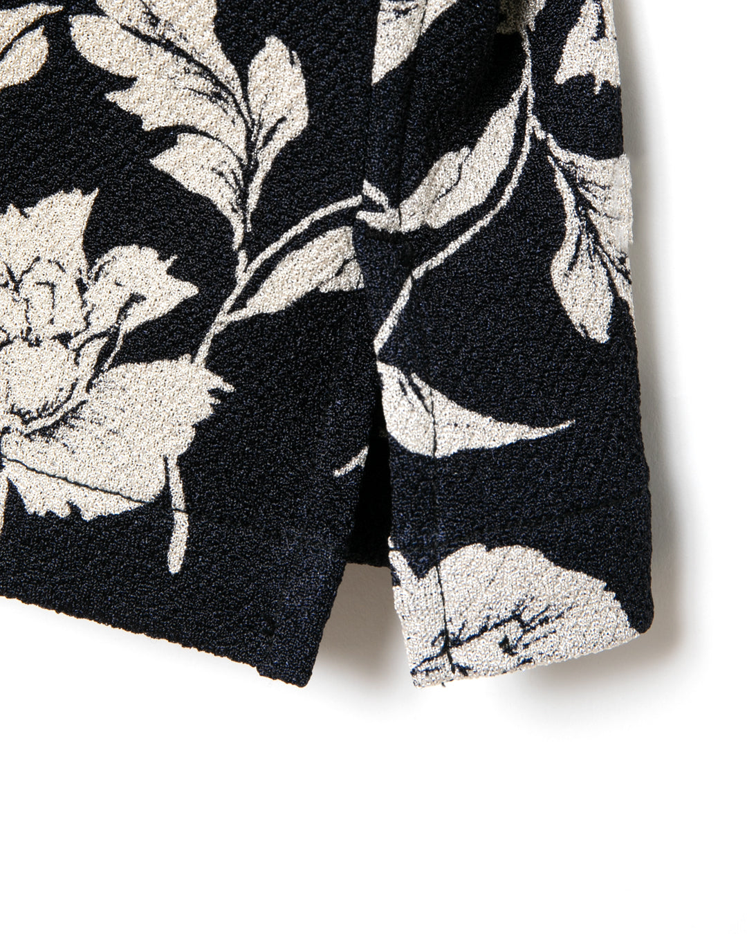 【5月発売予定】Chirimen Knit Aloha Shirt (Oversized) / 2610214
