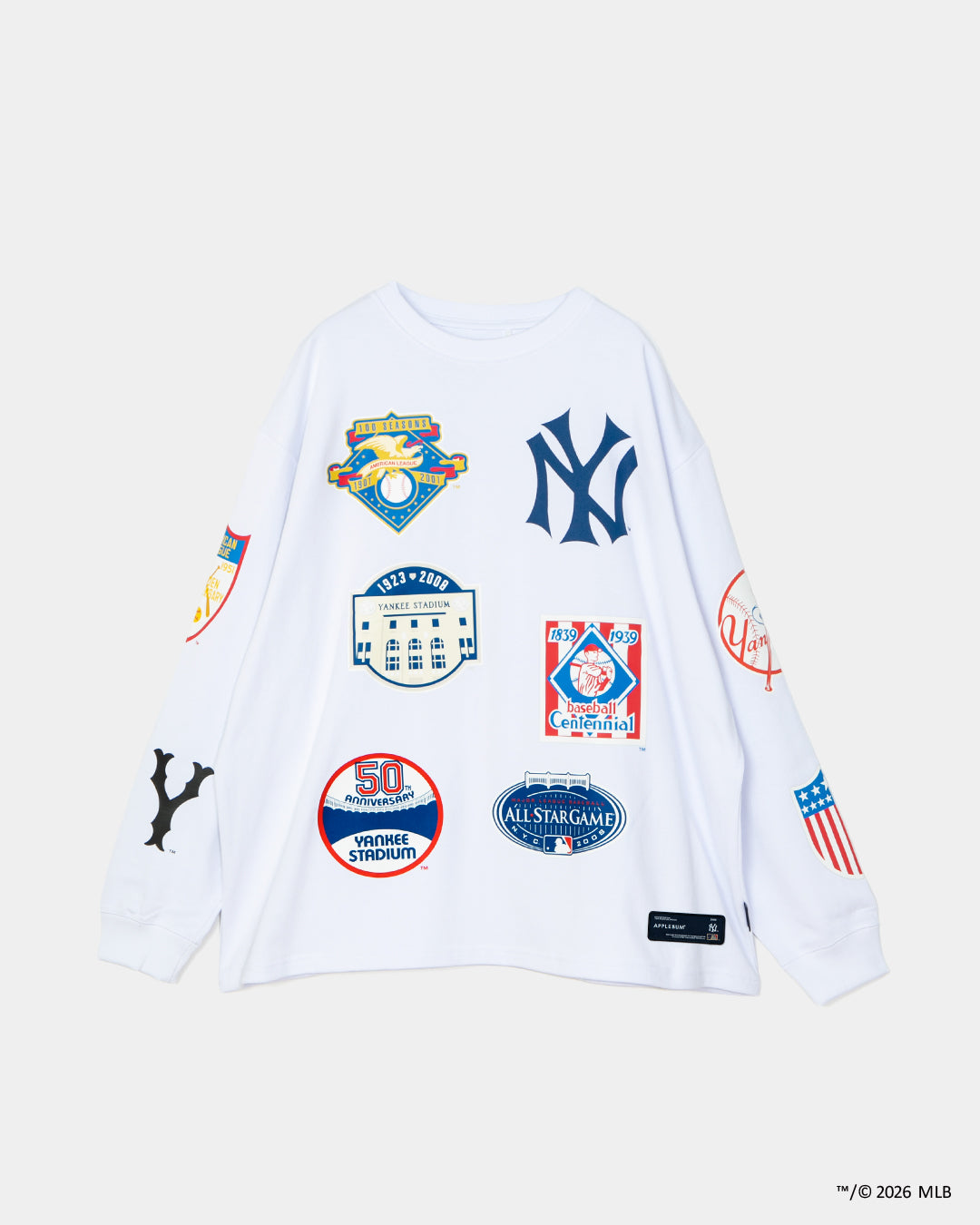 "New York Yankees" Wappen L/S T-shirt / ML2621105Y