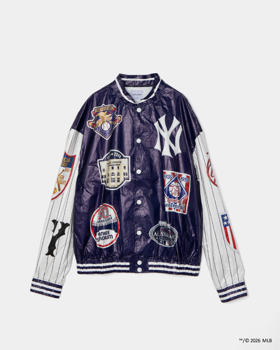 "NY Yankees" Tyvek Stadium Jacket / ML2620601Y