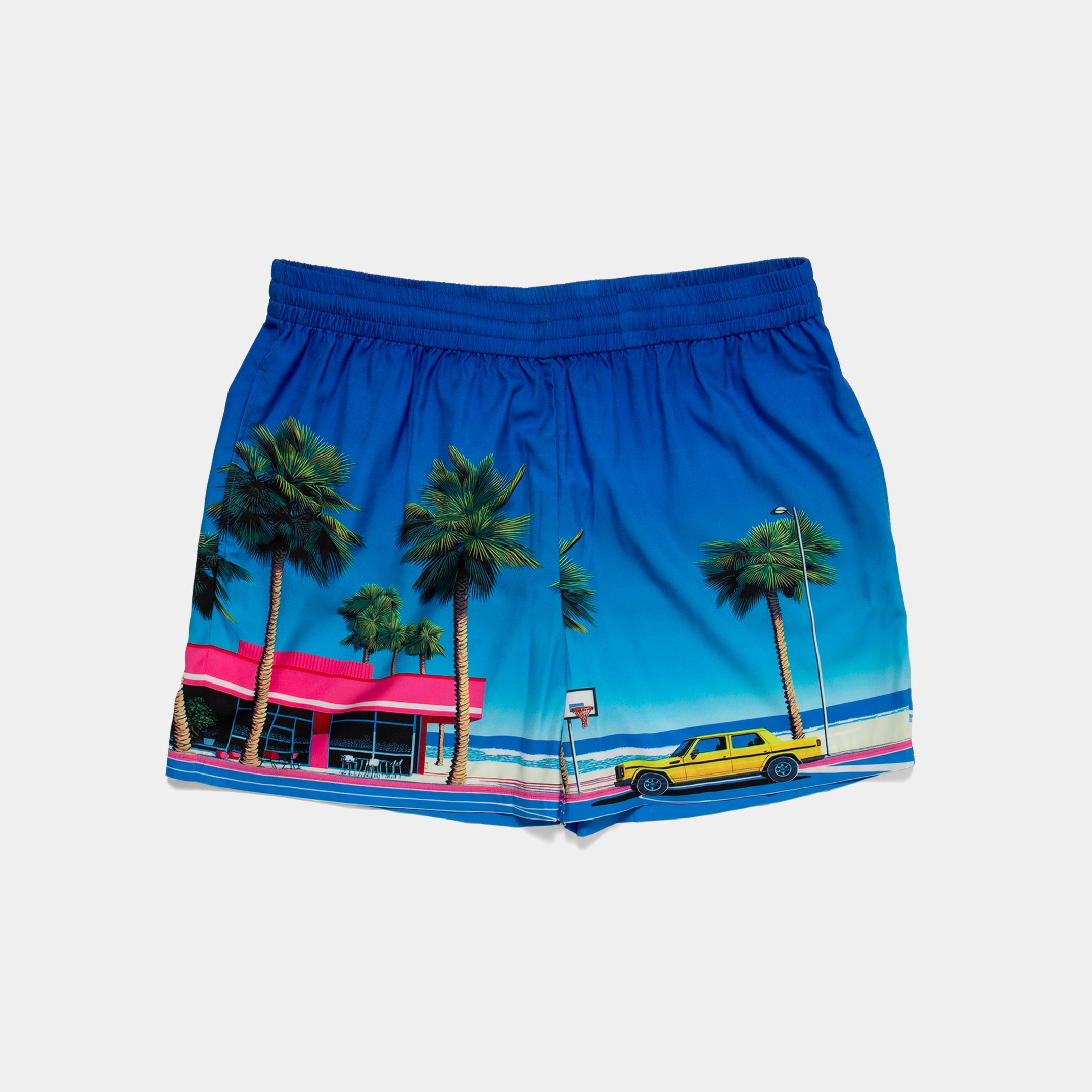 "Seaside Basketball Court" Swim Shorts / 2510801