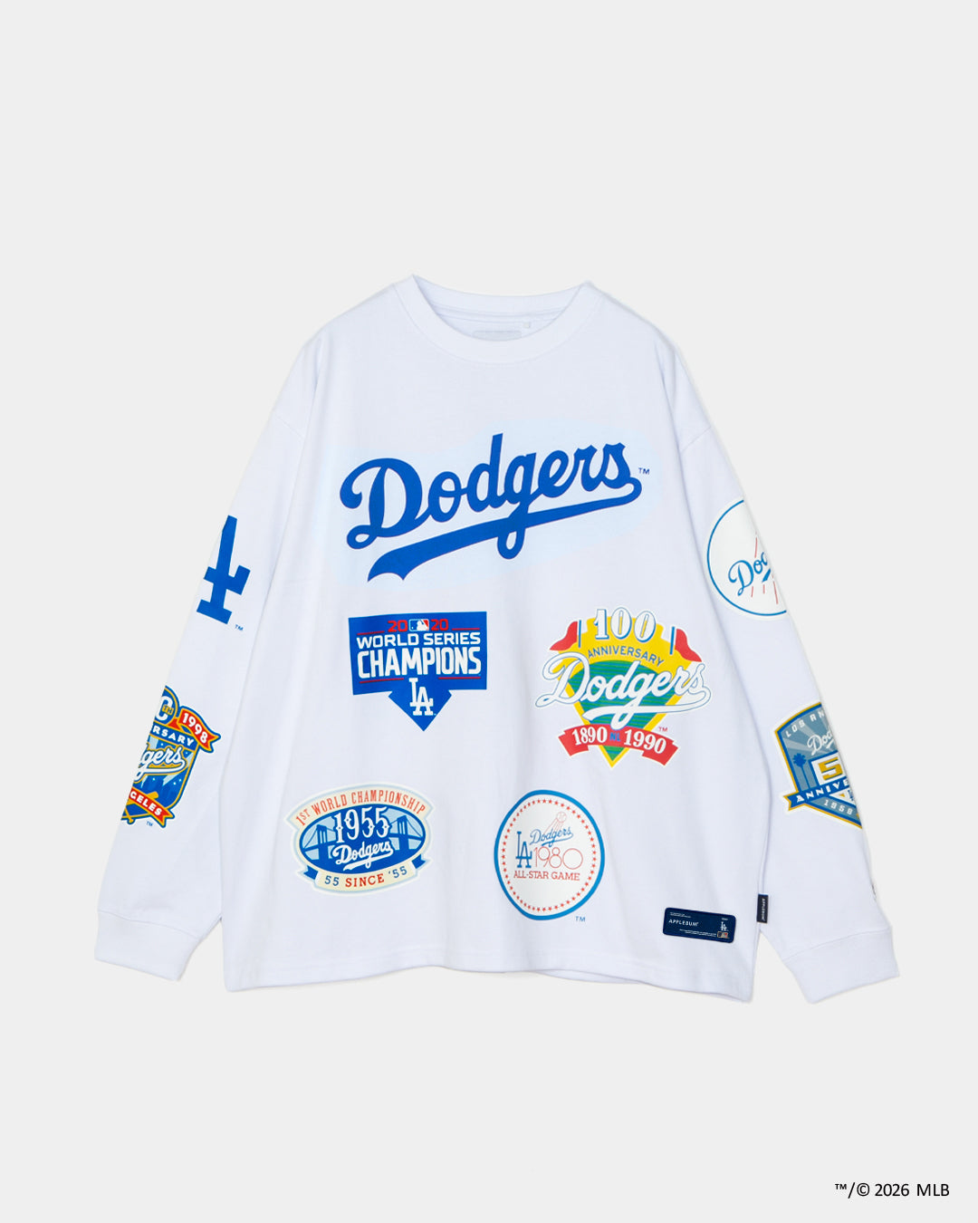“LA Dodgers” Wappen L/S T-shirt / ML2621105L