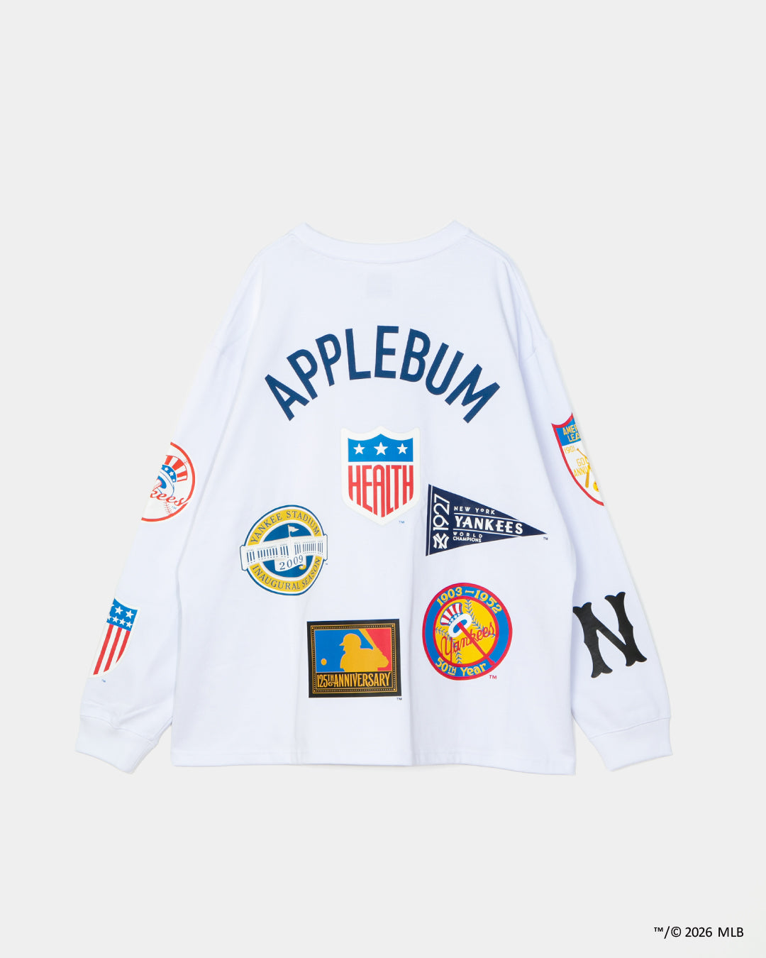 "New York Yankees" Wappen L/S T-shirt / ML2621105Y