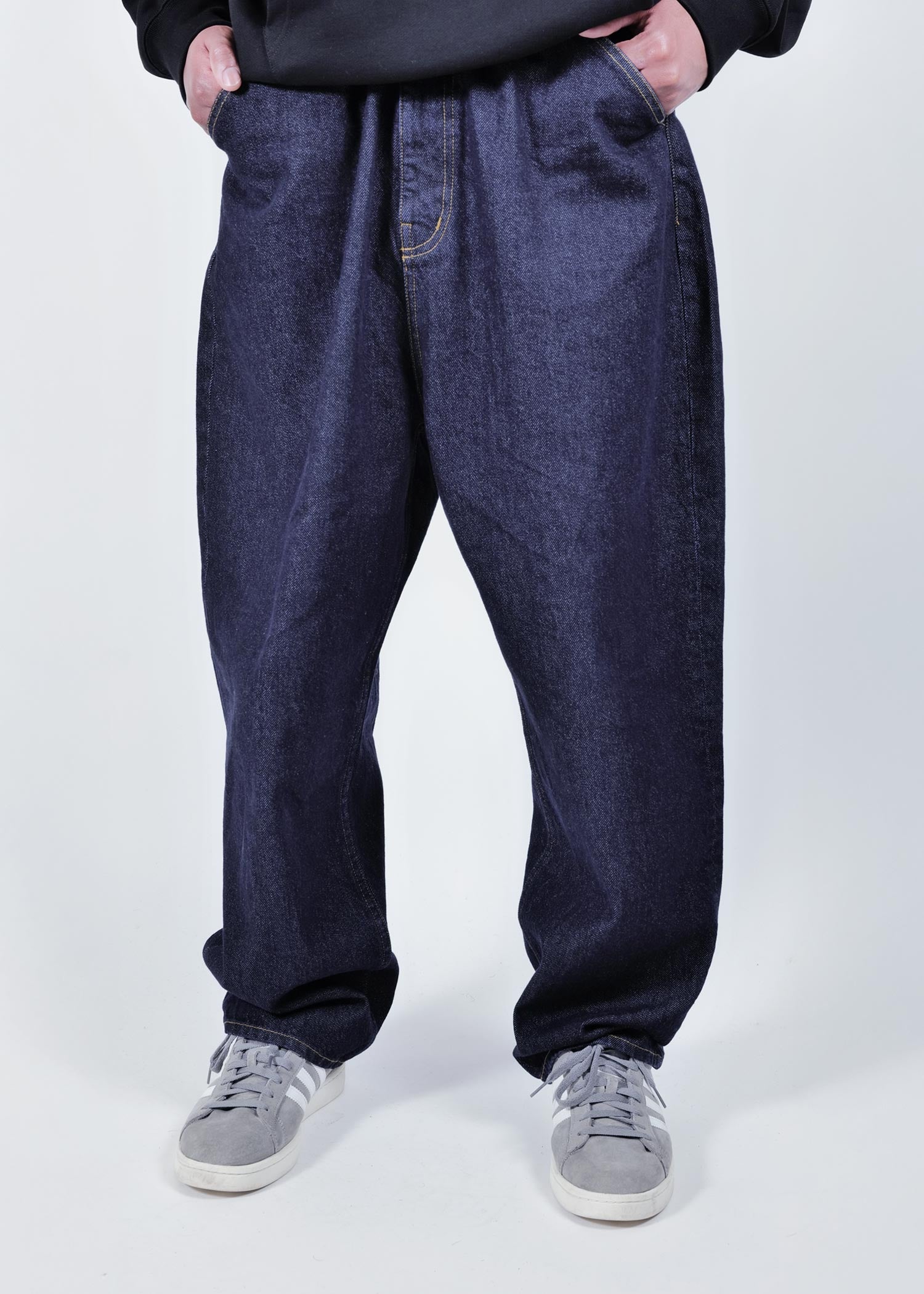 “Selena” Wide Tapered Denim Pants (One Wash) / 2520801O