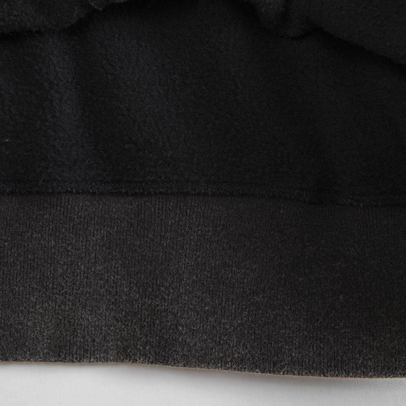 Powder Bleach Sweat Cardigan [Vintage Black] / 2410103