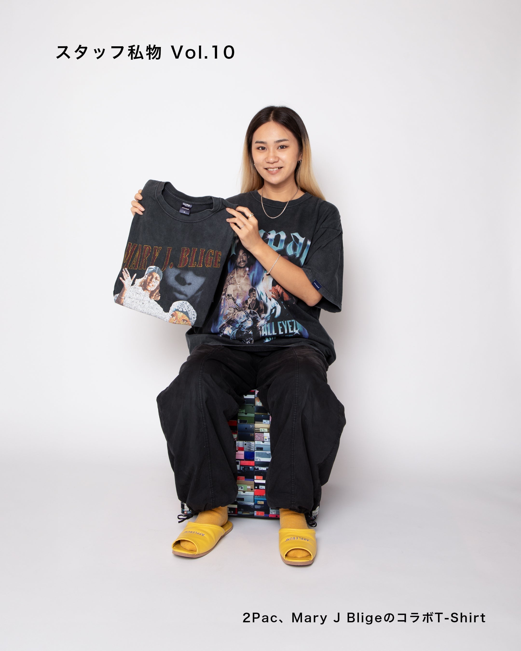 Vol.10_2Pac、Mary J BligeのコラボT-Shirt
