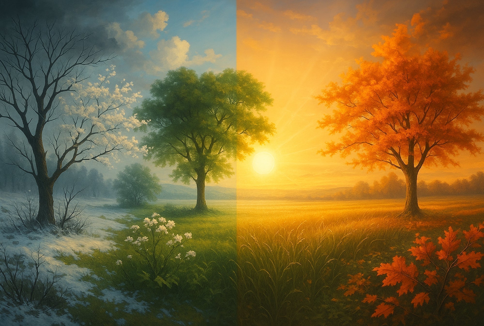 「四季のズレと温暖化」