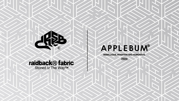 APPLEBUM × CRSB/raidback fabric