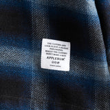 L/S Half Zip Nel Shirt [Blue] / 2320202