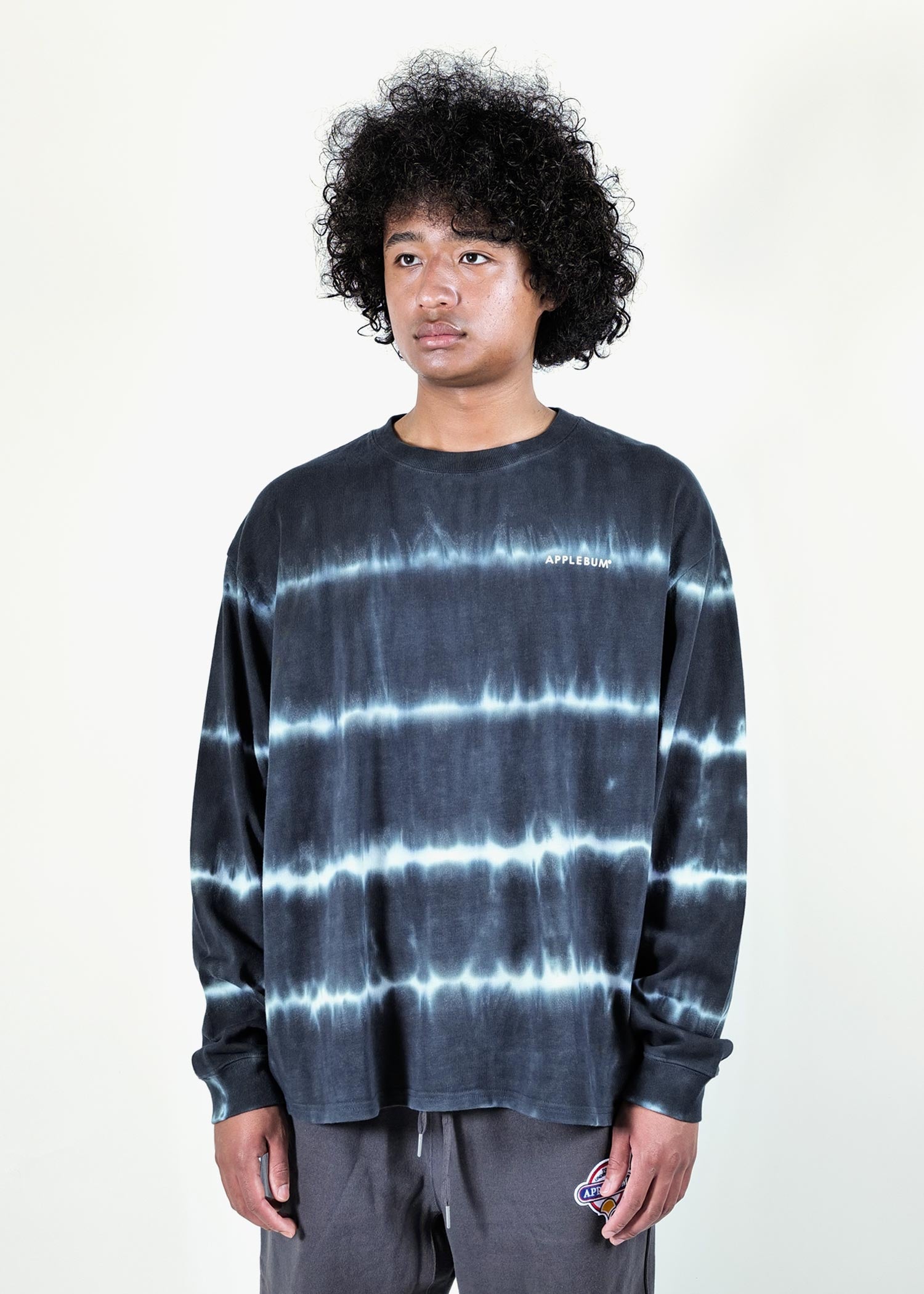 Border Tie Dye L/S T-shirt / 2521103