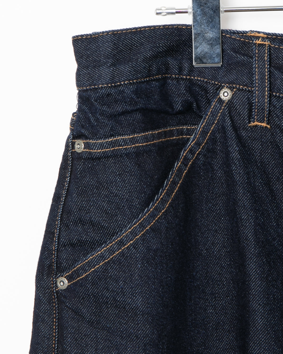 “Selena” Wide Tapered Denim Pants (One Wash)　/ 2520801O