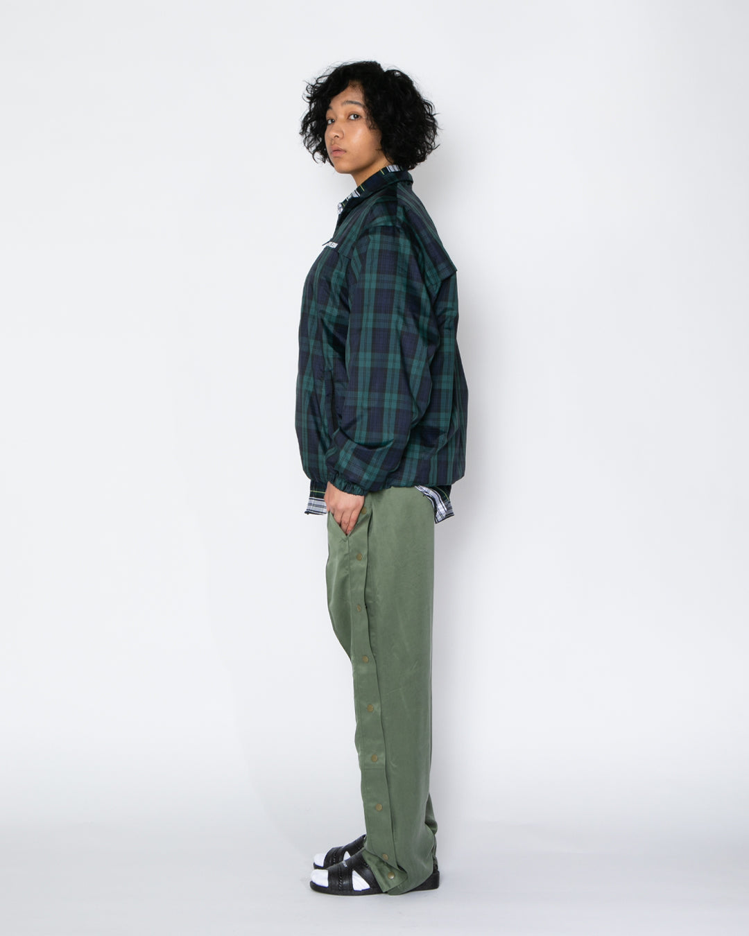 Check Taffeta Track Jacket / 2610605