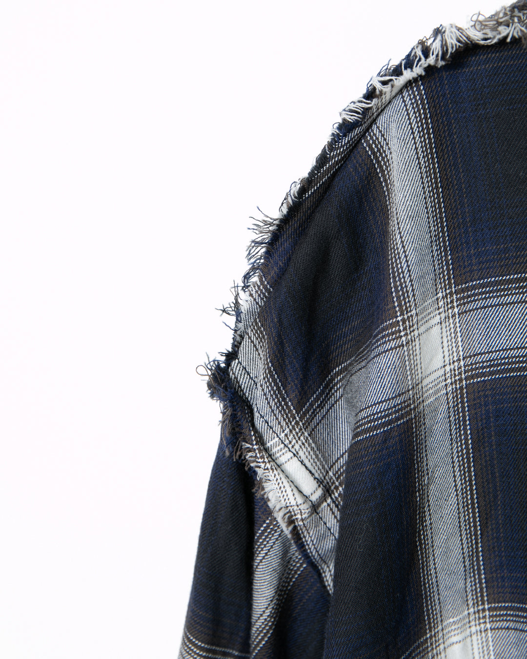 【3月販売予定】Cut Off Ombre Check Shirt / 2610202