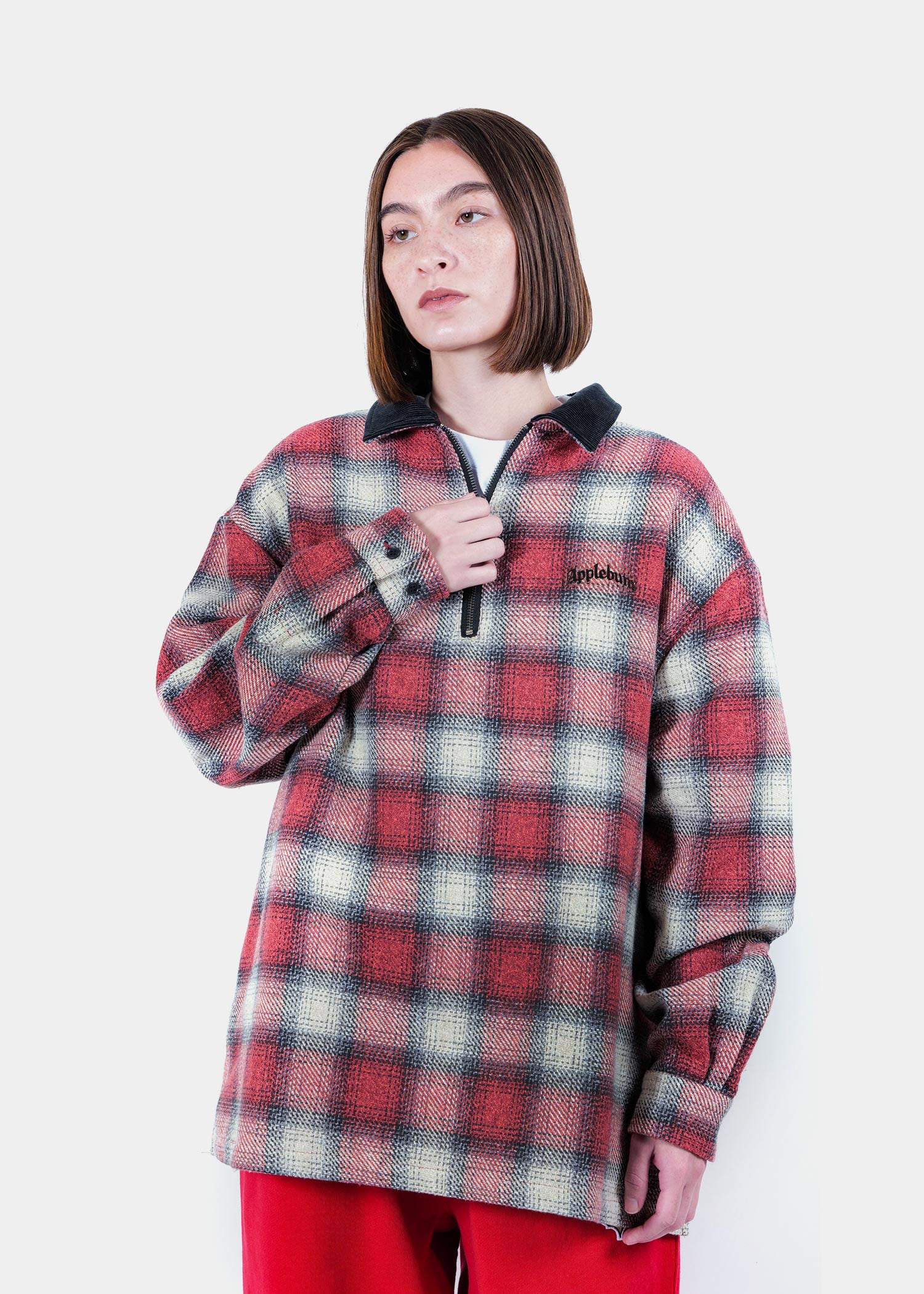 Half Zip Nel Shirt / 2520202