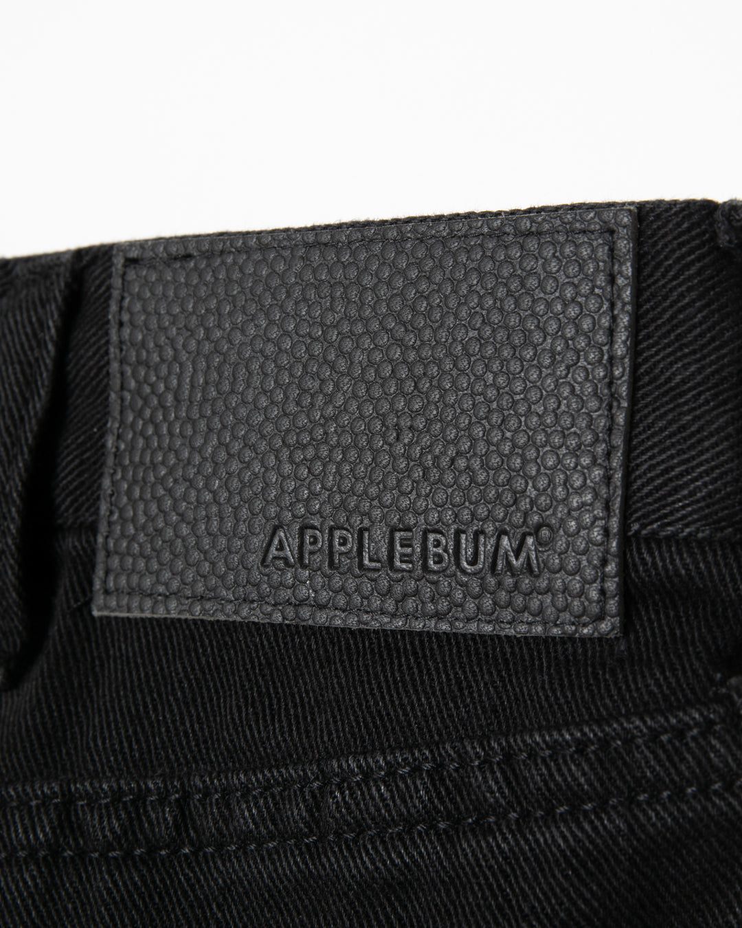 “Selena” Wide Tapered Denim Pants (Black) / 2520801B