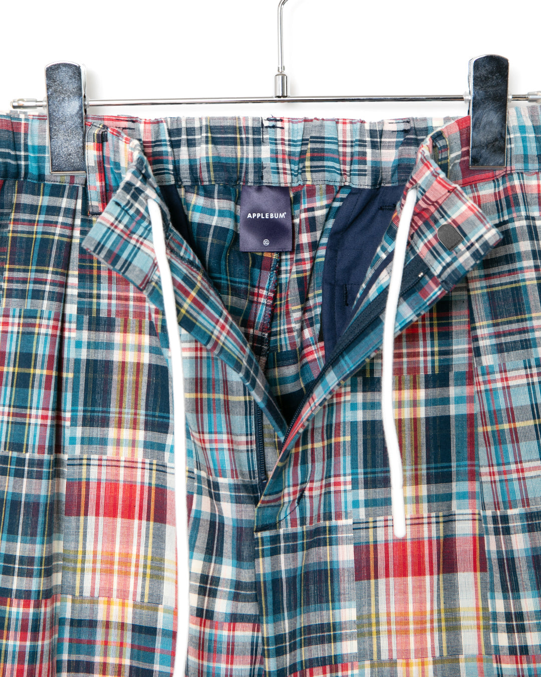 Patchwork Madras Wide Pants / 2610802