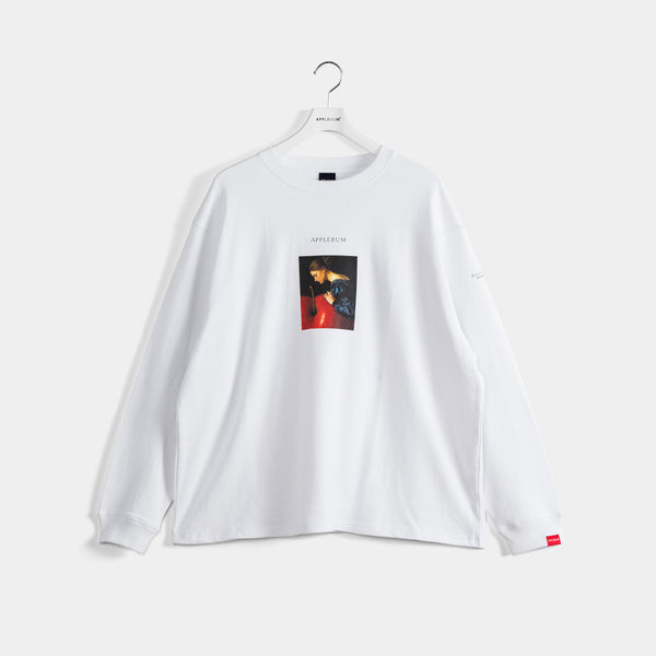 "Love Applebum" Heavy Weight L/S T-shirt [White] / 2321106