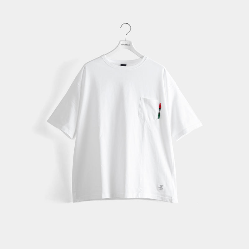 “Piece Names”Big Pocket T-shirt [White] / HS2311112