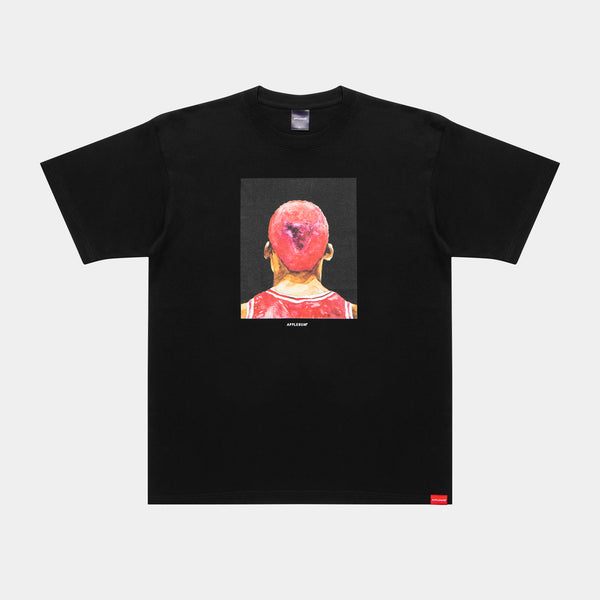 【LIMITED】"WORM (Red Head)" T-shirt [Black] (6.2oz) / WR2411101