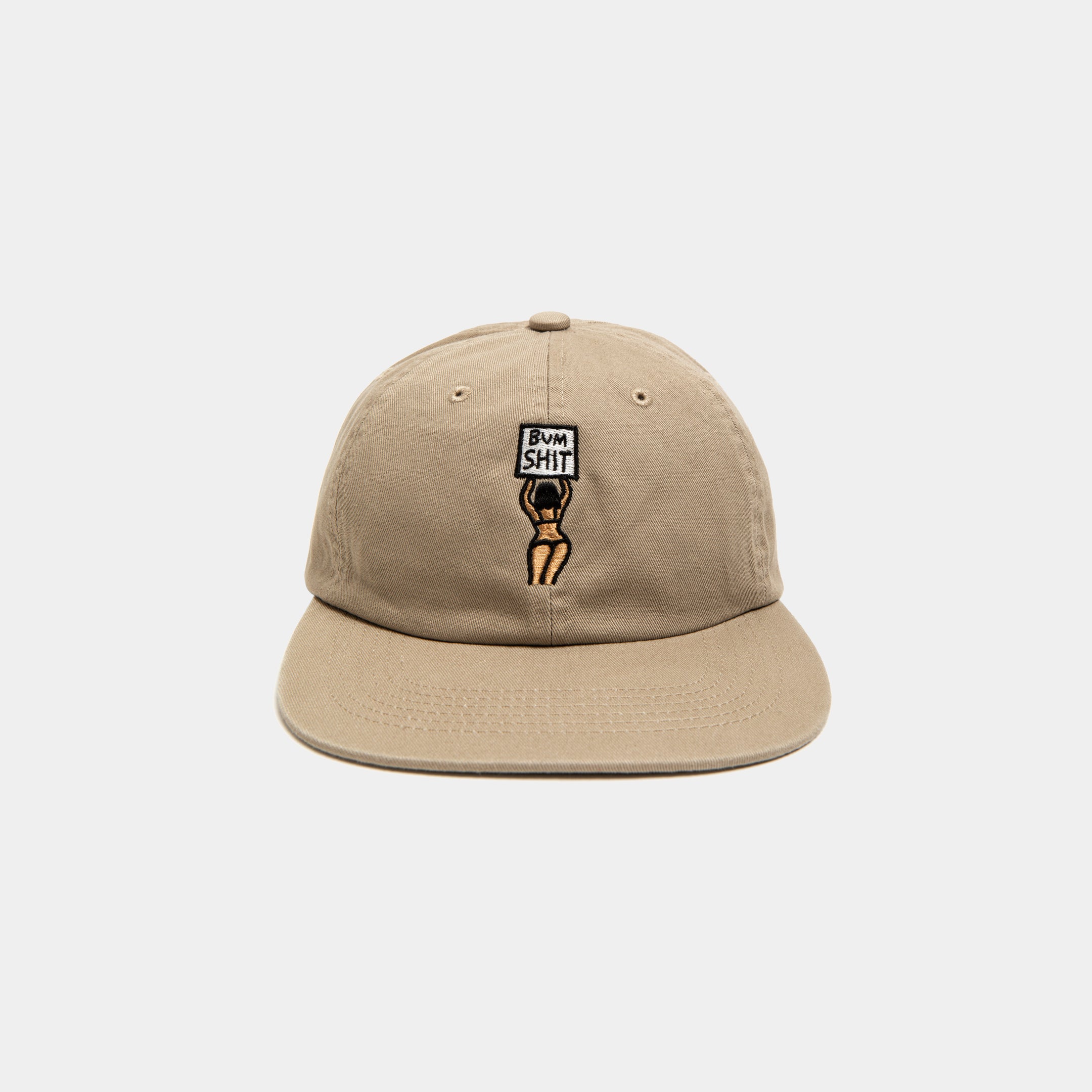 "BUM SHIT" Cap [Beige] / HS2410901