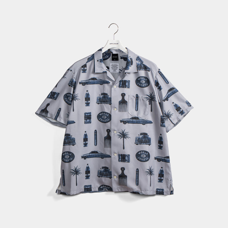 "Cali" Aloha Shirt [Gray] / 2410207