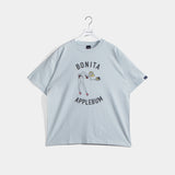 "Bonita Applebum" T-shirt 6.2oz [Blue] / 2411131