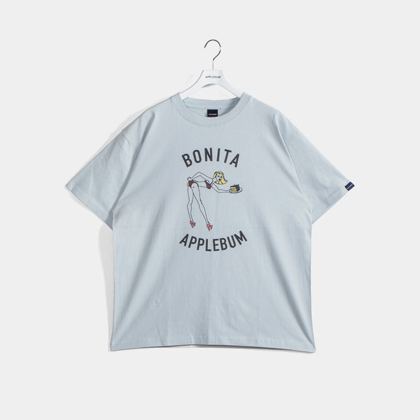 "Bonita Applebum" T-shirt 6.2oz [Blue] / 2411131