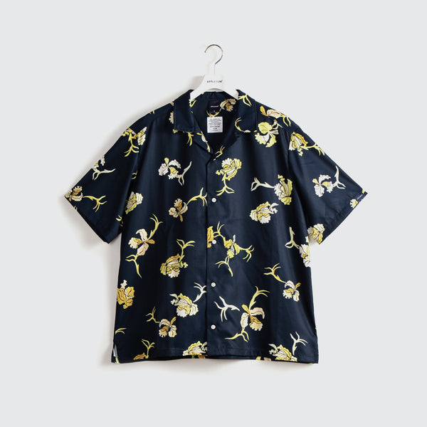 "Free" Aloha Shirt [Navy] / 2410202