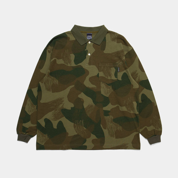 Camo L/S Polo Shirt / 2420101