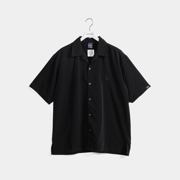 Silky Open Collar Shirt [Black] / 2410210