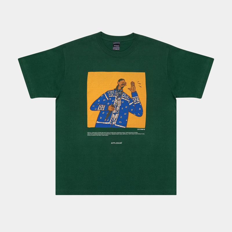 "Doggfather" T-shirt 6.2oz [Green] / JU2421101