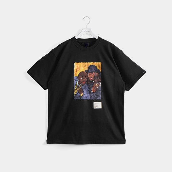 2 Of Amerikaz Most Wanted” T-shirt 7.4oz [Smoke Black] / 2411135 