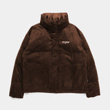 Synthetic Suede Innercotton Jacket [Dark Brown] / 2420612