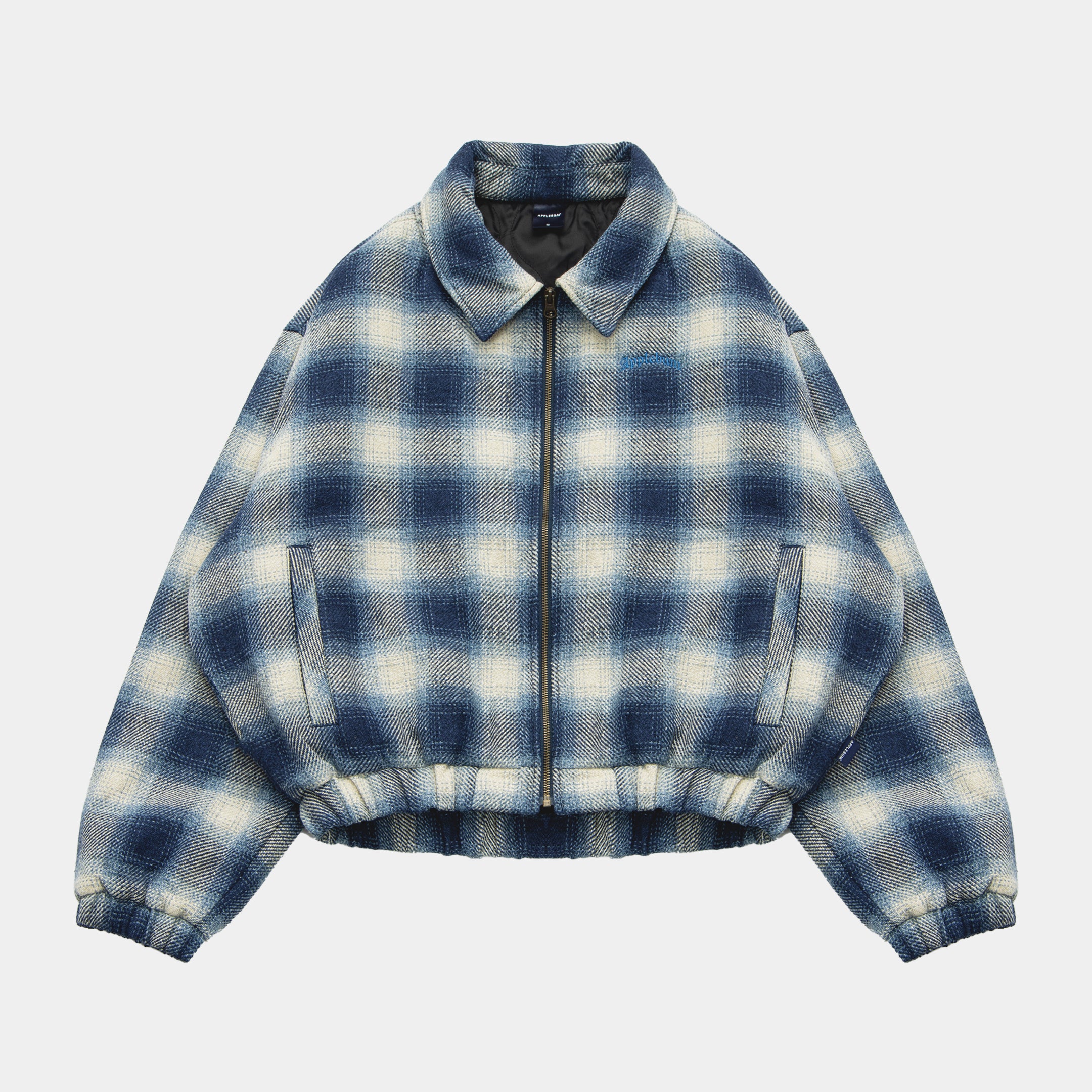 Ombre Check Jacket [Navy/White] / 2420615