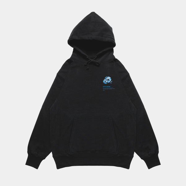 “Ghetto N.C.” Sweat Parka [Black] / EA2420410