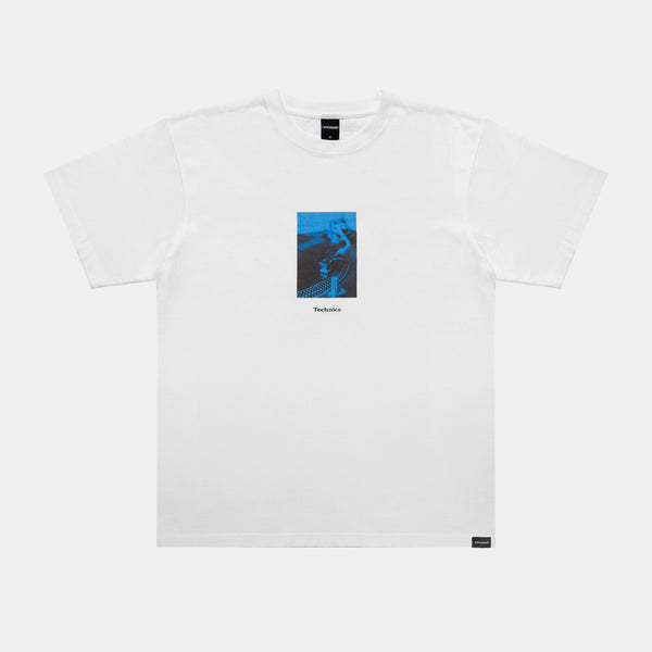 "Blue Print" T-shirt 6.2oz [White] / TE2411101