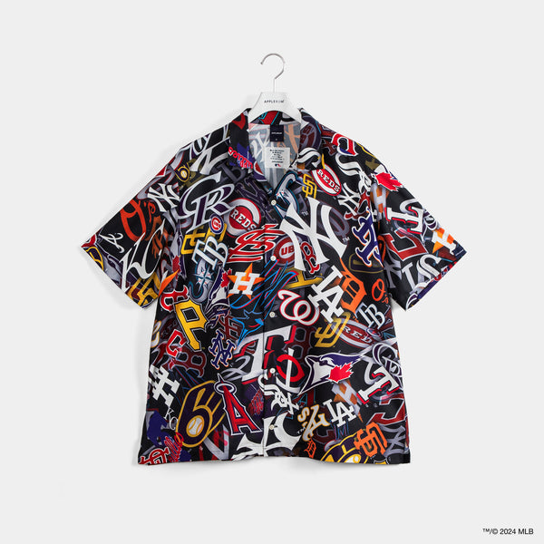 “Team Logo Pattern” S/S Aloha Shirt / ML2411201