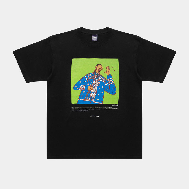 "Doggfather" T-shirt 6.2oz [Black] / JU2421101