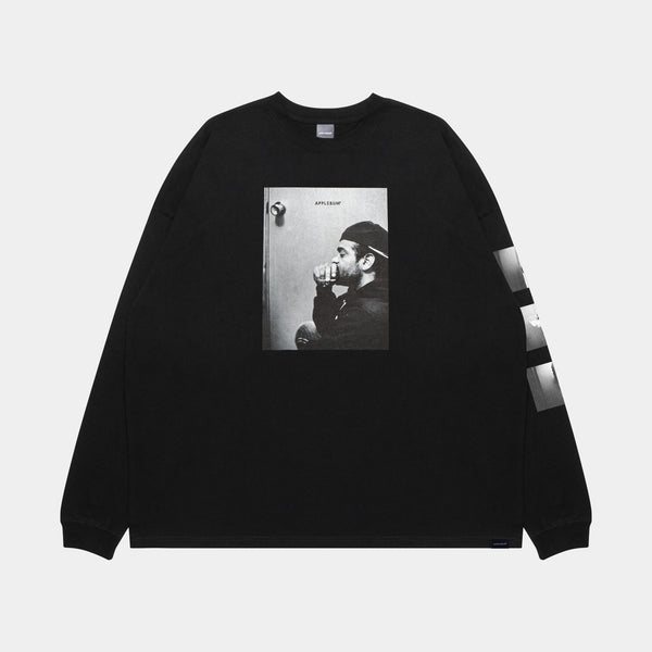 “JJ” L/S T-shirt [Black] / JN2411107