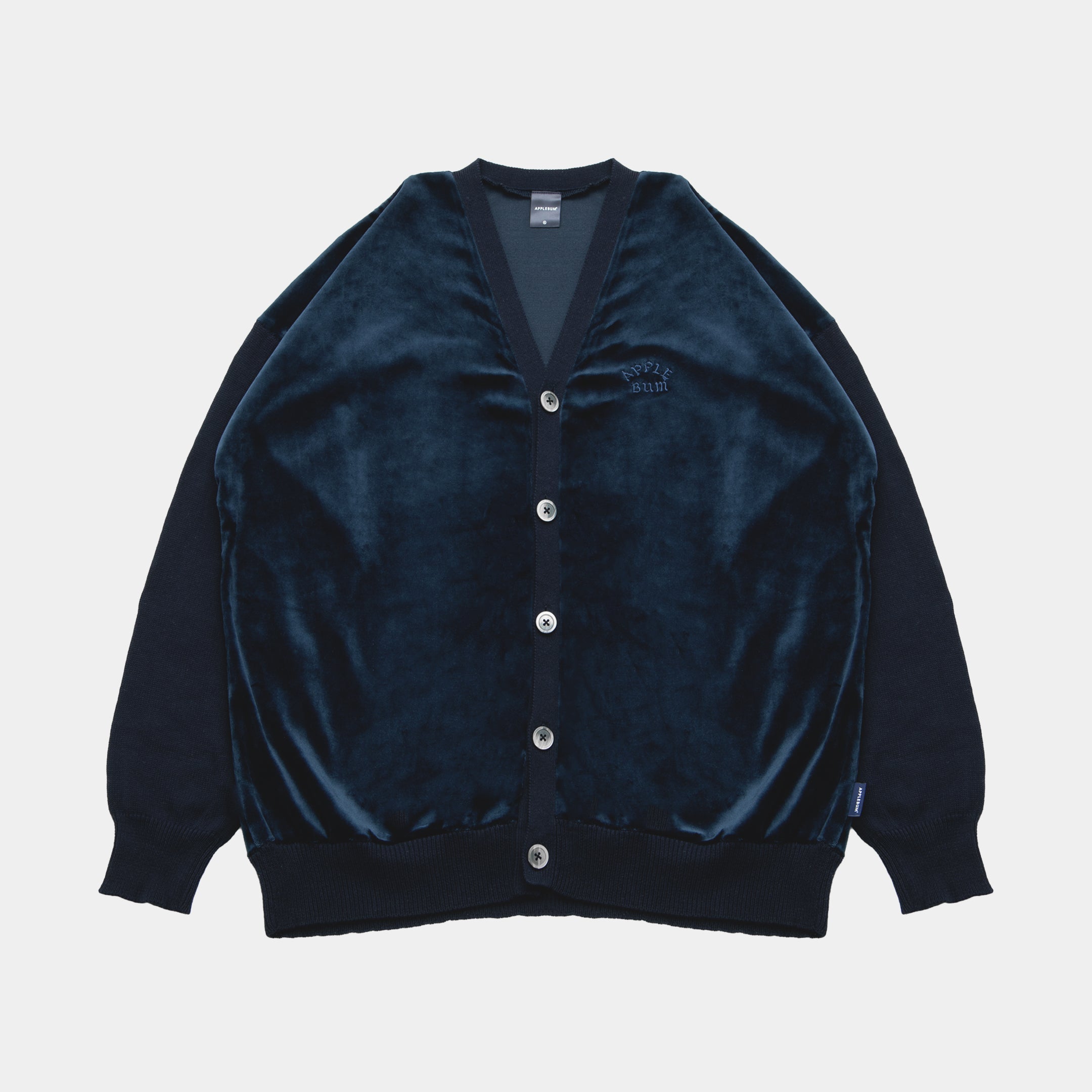 Velor Knit Cardigan [Navy] / 2420502