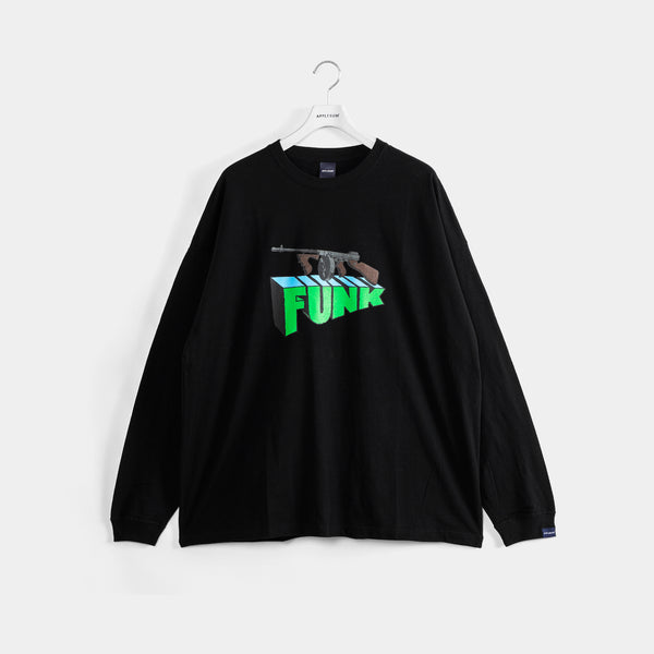 ”Machine Gun Funk” L/S T-shirt [Black] / 2411102