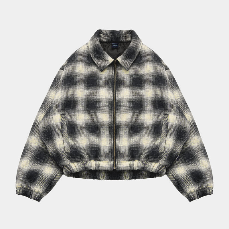 Ombre Check Jacket [Black/White] / 2420615