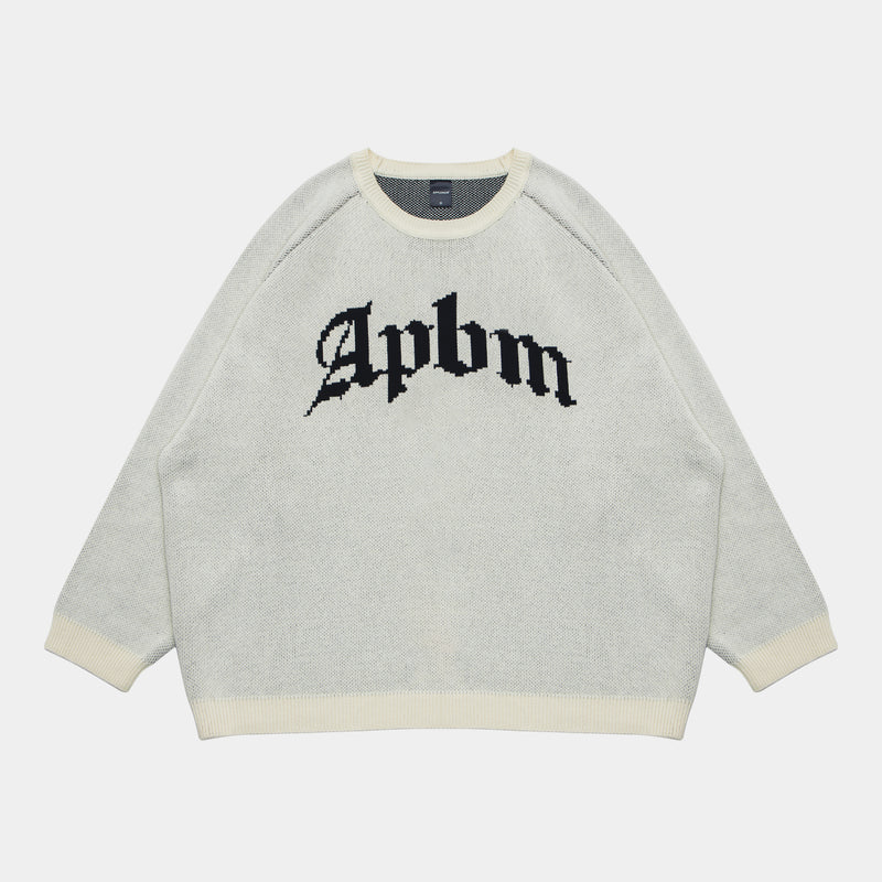 "APBM" Knit Sweater [Off White] / 2420503