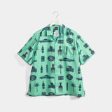 "Cali" Aloha Shirt [Green] / 2410207