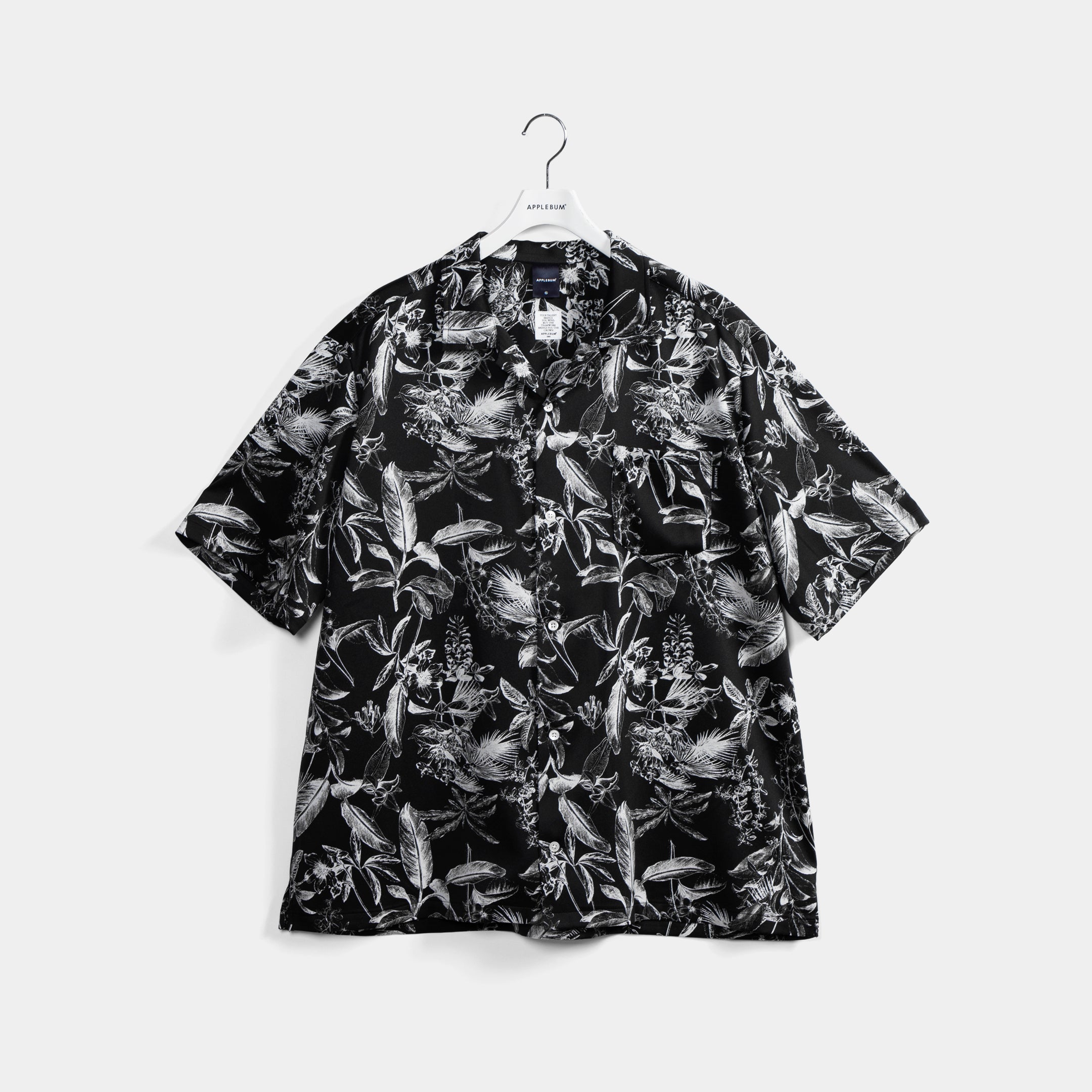 "Botanical" Aloha Shirt [Black] / 2410208