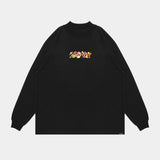 "Flowers Logo" Mockneck L/S T-shirt / 2421102