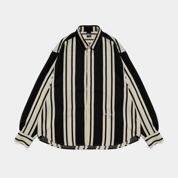 【3月発売予定】Wooly Twill Stripe Oversize L/S Shirt / 2520211