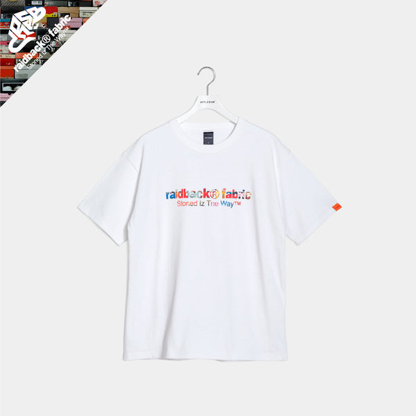【Collaboration】 "raidback fabric Logo (KBAS)" T-shirt [White] / GT2311101