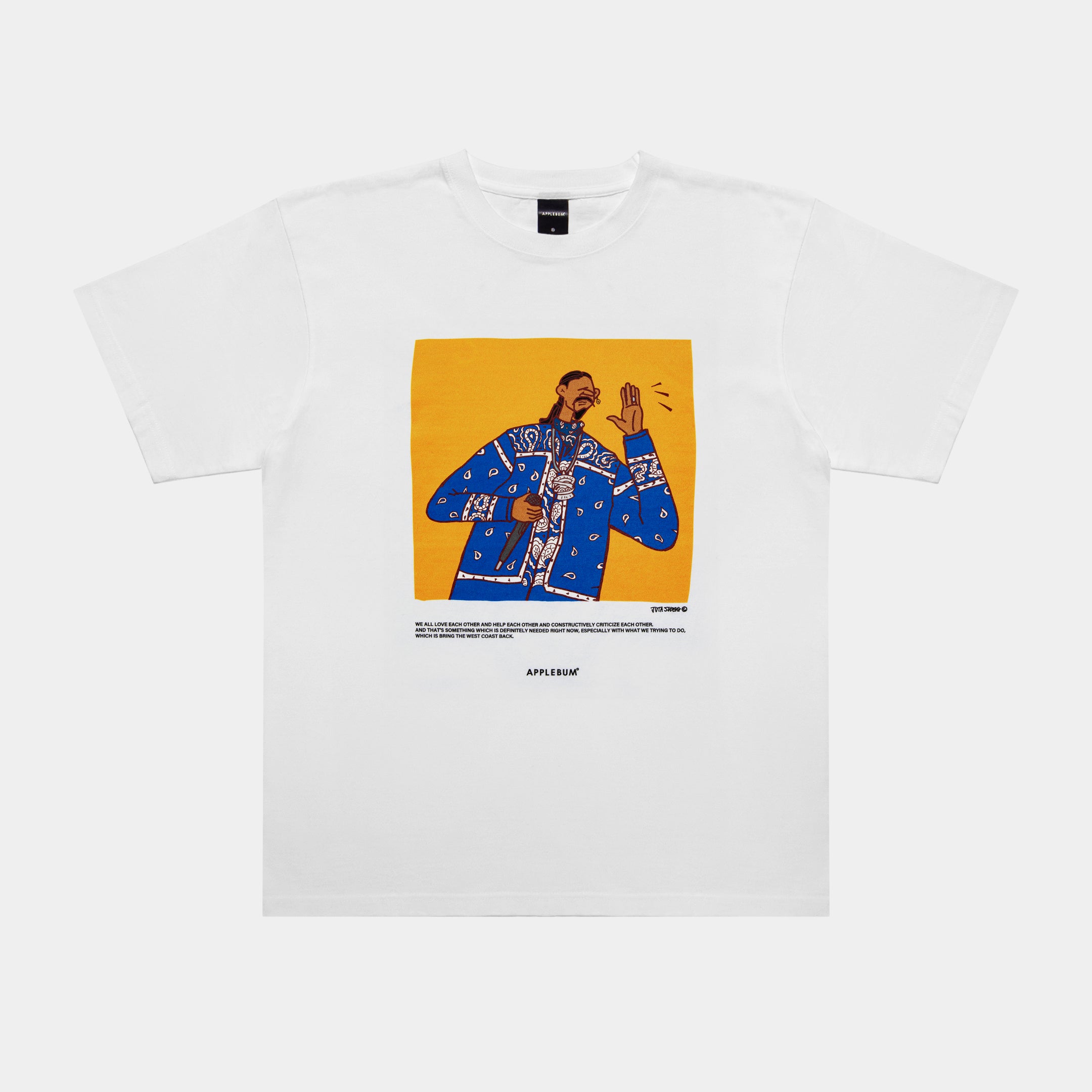 "Doggfather" T-shirt 6.2oz [White] / JU2421101